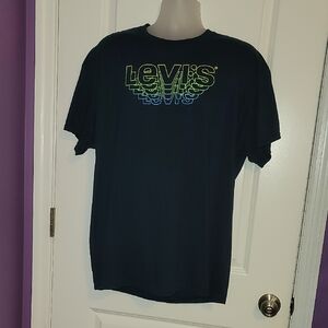 Levi's Navy Tee with Vibrant Logo